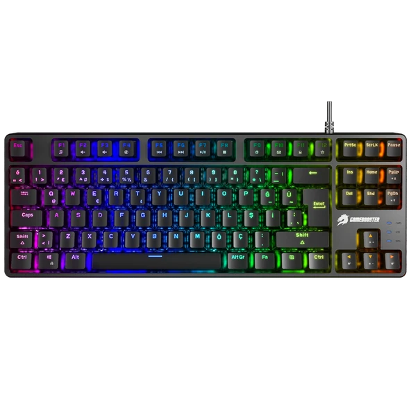 GameBooster G23B Enigma TKL Rainbow Aydınlatmalı Red Switch Siyah Mekanik Gaming Klavye ürün görseli