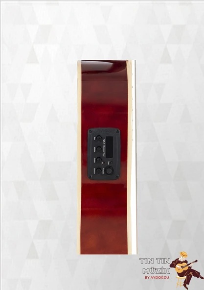 Zoppran Qcg10Csl İnce Kasa Elektro Klasik Gitar - 5