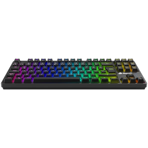 GameBooster G23B Enigma TKL Rainbow Aydınlatmalı Red Switch Siyah Mekanik Gaming Klavye - Resim 3