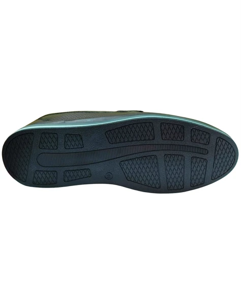 Serhan Ayakkabı 2009 Erkek Kahve (40-44) Deri Tokalı Loafer Ayakkabı - 4