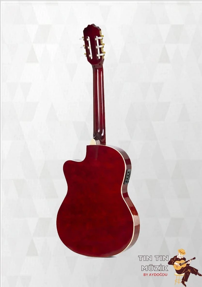 Zoppran Qcg10Csl İnce Kasa Elektro Klasik Gitar - 4