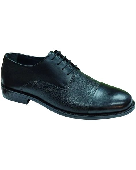 Giyderi 100K. Erkek Siyah Mat (39-44) Deri Klasik Ayakkabı - 2