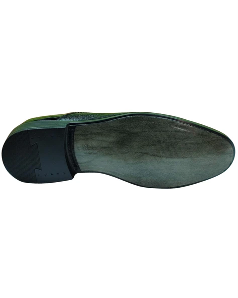 Giyderi 100K. Erkek Siyah Rugan (39-44) Deri Klasik Ayakkabı - 4