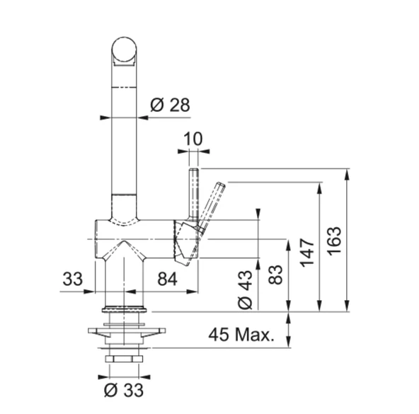 115.0663.758-Franke Active Plus Doccia 2.0 Stone Gri Spiralli Armatür - Resim 3