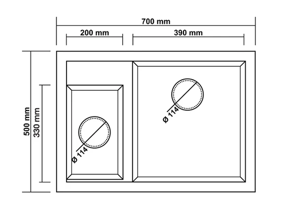 Onıx 2B 765 Granit Eviye (Stone Grey) - Resim 2