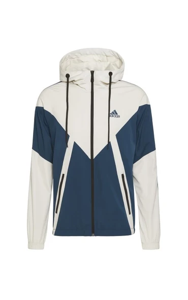 Adidas A03471 Erkek The Run Rain Kapüşonlu Yağmurluk - Resim 4