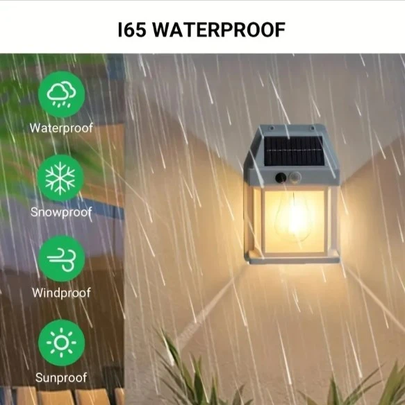 2 Adet Büyük Boy Güneş Enerjili Bahçe Led Ampul Hareket Sensörlü Bahçe Led 3 Mod'lu - 10