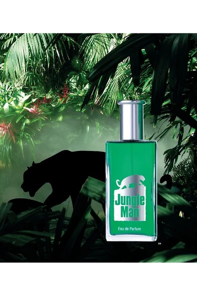 Jungle Man  Eau De Parfum  Hediye Kutulu Erkek Parfümü 100 ml - 3