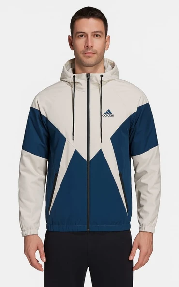 Adidas A03471 Erkek The Run Rain Kapüşonlu Yağmurluk ürün görseli