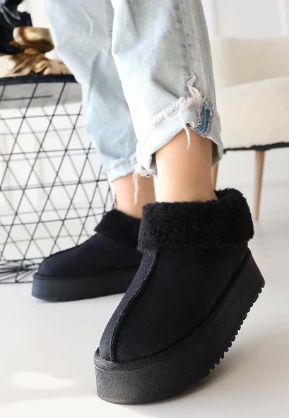 Edali Siyah Süet Bot ürün görseli