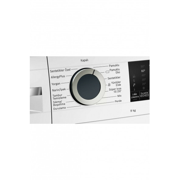 Bosch WGA142X1TR 1200 Devir 9 kg Çamaşır Makinesi - 3