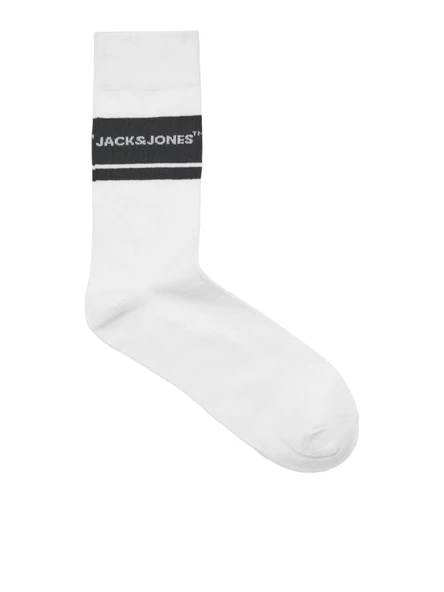 JACK JONES Yazılı Erkek 3 lü Uzun Spor Çorap 12283276 - 3