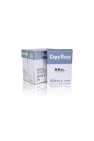 Copy Boss A4 Fotokopi Kağıdı 80gr 5 Paket (2500 Yaprak) (1 Koli) ürün görseli
