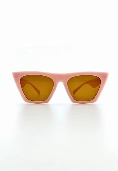 Kids Güneş Gözlüğü Pembe Çekik Çerçeve UV 400 Korumalı CE Belgeli Çocuk Güneş Gözlüğü - 3