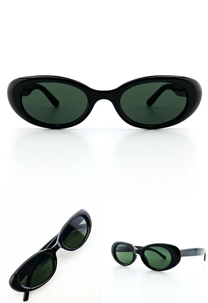 Alena Siyah Kadın Güneş Gözlüğü Siyah Çerçeve UV 400 Korumalı CE Belgeli Güneş Gözlüğü - Resim 2