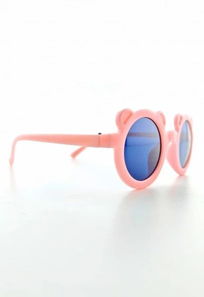 Kids Güneş Gözlüğü Pembe Ayıcık Çerçeve UV 400 Korumalı CE Belgeli Çocuk Güneş Gözlüğü - Resim 3