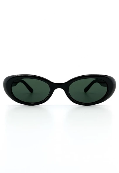 Alena Siyah Kadın Güneş Gözlüğü Siyah Çerçeve UV 400 Korumalı CE Belgeli Güneş Gözlüğü - Resim 3