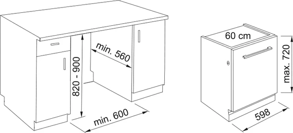 117.0629.499-Franke Fdw 614 D6P Dos E Tam Ankastre Bulaşık Makinası - 2