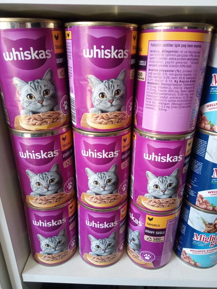 Whiskas Tavuklu Konserve Yaş Mama 10 ADET - 1