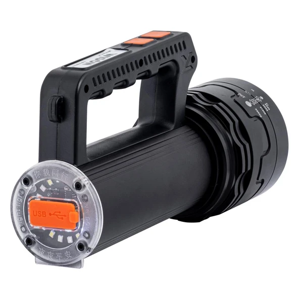 Şarj Edilebilir Zoomlu El Feneri - Wison - 5500 Lümen - 55 Watt - 4