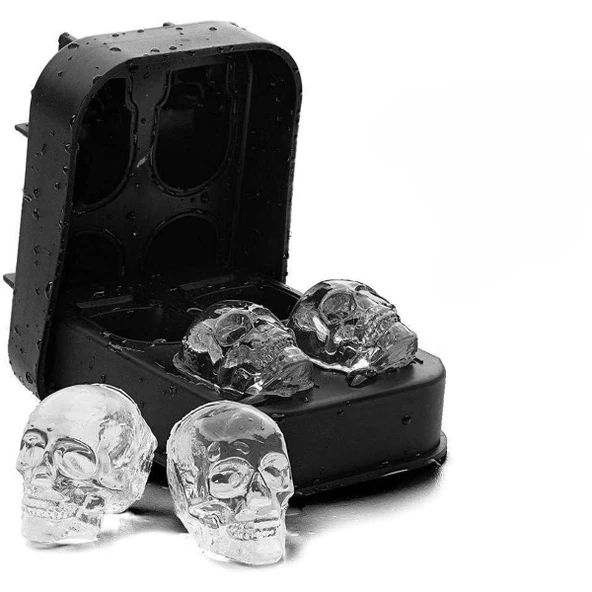 Periboia Kuru Kafa Şekilli Silikon Buz Kalıbı