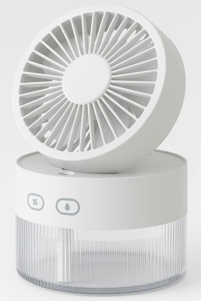 Periboia Su Spreyli Katlanır Başlıklı USB Mini Fan