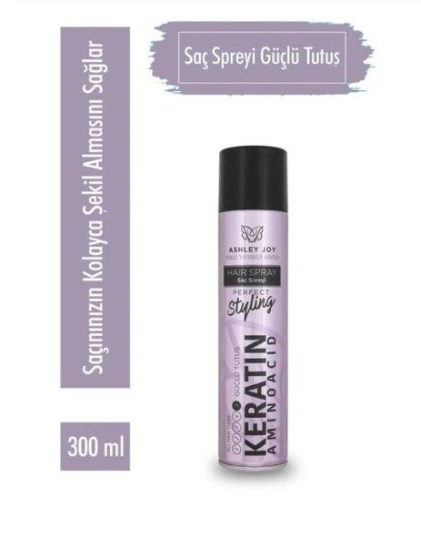Ashley Joy Saç Spreyi Güçlü Tutuş 300 ML - Resim 2