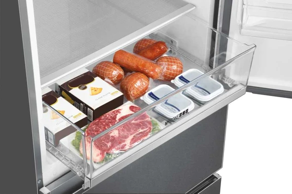 34003315-Haier A3FE743CPJ 3 Kapılı 450 Litre Solo Buzdolabı - 6