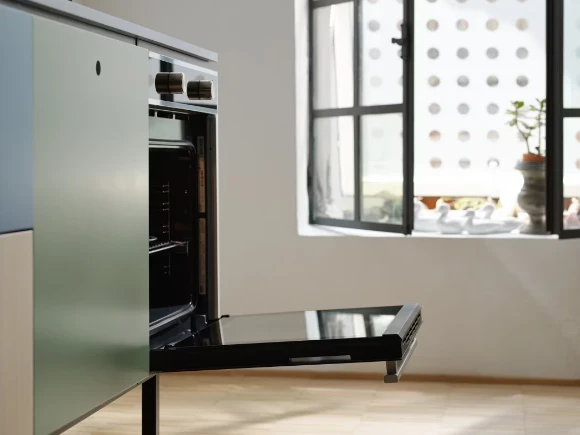 116.0605.990-Franke Smart Fsm 86 H Xs Black Glass/İnox Fırın - Resim 2