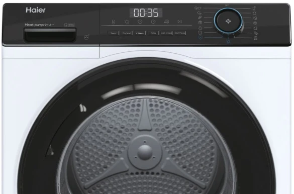 31102802-Haier HD90-A2939E-TR 9 Kg Isı Pompalı Kurutma Makinası - Resim 3