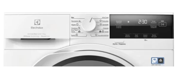 Electrolux-EW8D394MT 800 Serisi UltraCare Steam A+++ Enerji Sistemi 9 kg Isı Pompalı Buharlı Inverter Kurutma Makinesi Beyaz - 2