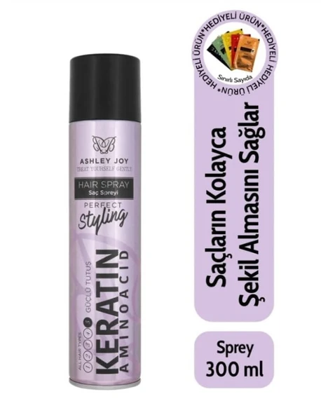 Ashley Joy Saç Spreyi Güçlü Tutuş 300 ML