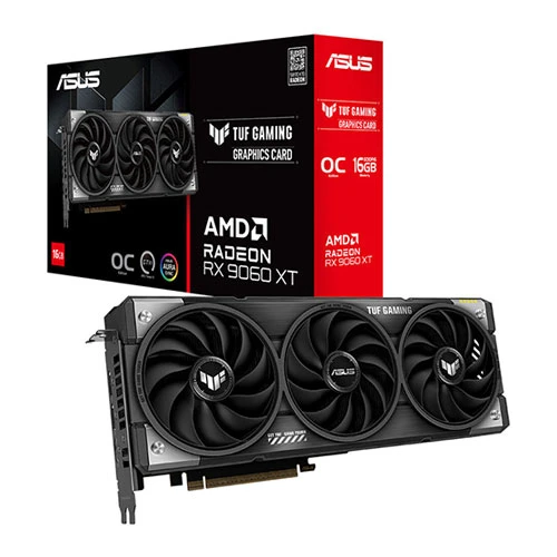 ASUS TUF-RX9060XT-O16G-GAMING AMD RADEON RX9060XT 16GB GDDR6 128bit 1xHDMI 2xDP EKRAN KARTI