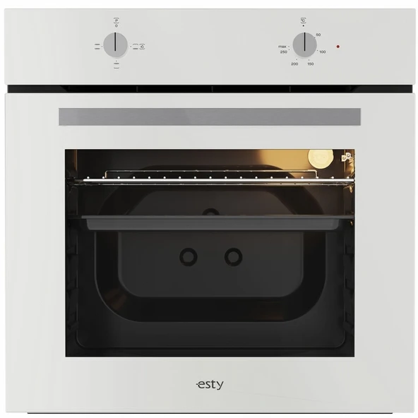 6601.6.103.11-Esty AEF6601W04 Beyaz Statik Fırın ürün görseli