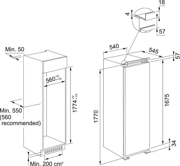 118.0696.718-Franke FSDR 330 V NE E Ankastre Buzdolabı - Resim 2