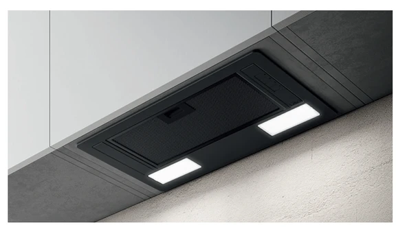 PRF0166822-Elica ERA C BL/A/52 Box Siyah Aspiratör ürün görseli