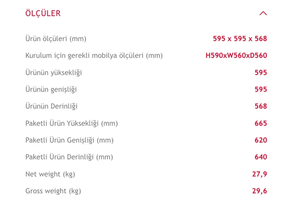 33703225-Hoover HOT 3051WI/E Beyaz  Ankastre Fırın - Resim 3