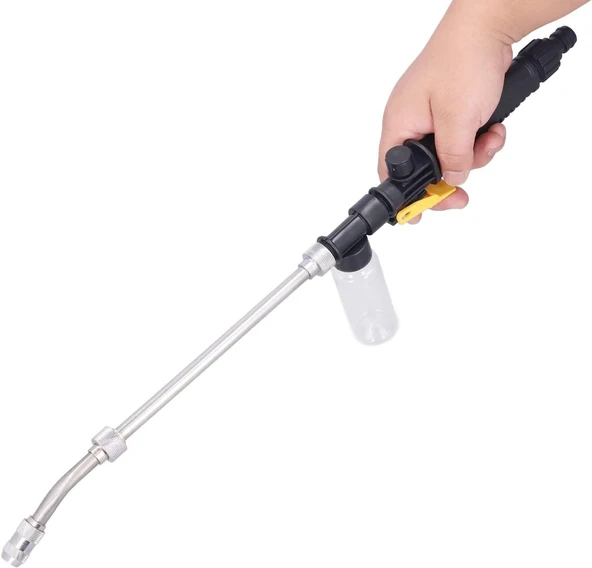 TechTic 56cm 2in1 Bahçe Oto Araç Yıkama Tabancası Köpük Hazneli Su Tabancası Yüksek Basınçlı - Resim 2