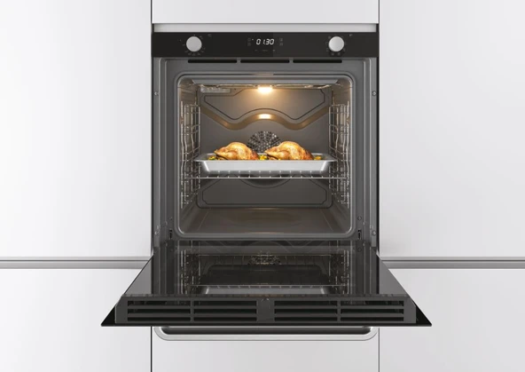 33702348-Hoover HOAT 3150 BI/E Siyah  Ankastre Fırın - Resim 3