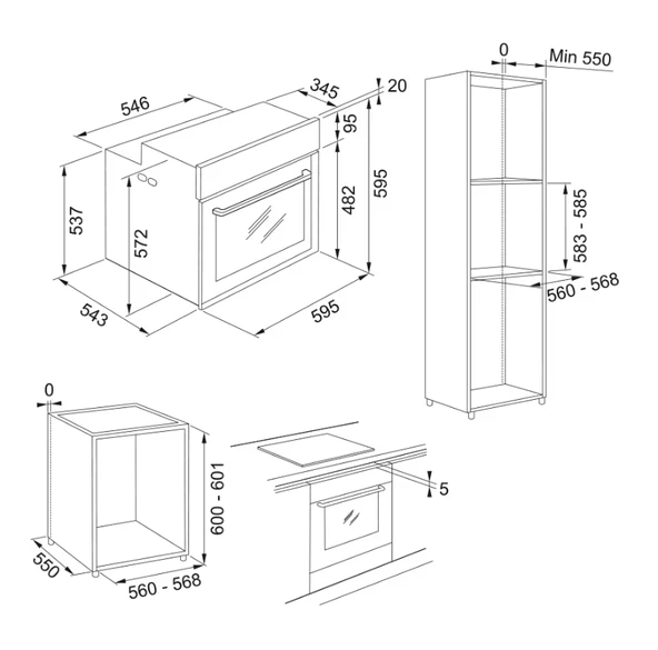 116.0606.101-Franke Mythos Fmy 98 P Xs Black+inox Fırın - Resim 4