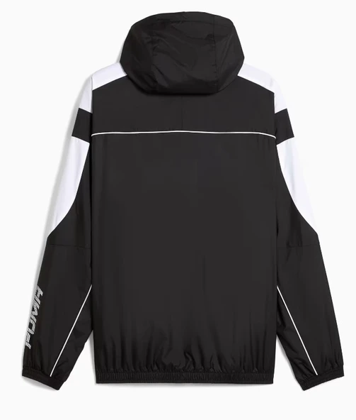 Puma BMW MMS MT7+ Wındbreaker 633172-01 Kapüşonlu Yağmurluk Eşofman Üstü Erkek Ceket - Resim 2