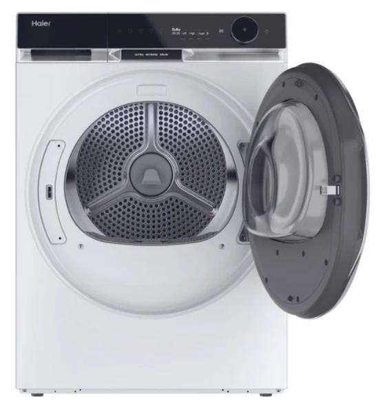 31102816-Haier HD90-A3Q397U1-S 9 KG Beyaz Kurutma Makinası - Resim 4