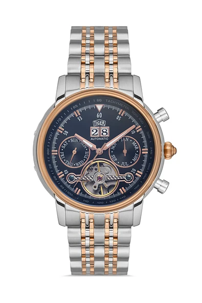 TI-599F TIGER OTOMATİK ÇELİK ERKEK SAATİ - Resim 2