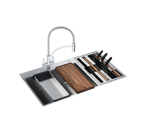 127.0543.036-Franke Box Center Bwx 220-54-27 Bx Çelik Eviye - Resim 4