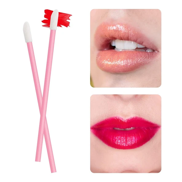 Dudak Ruj Aplikatörü Lip Gloss Kaş Kirpik Çubuğu 50li - 2