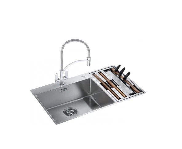 127.0543.036-Franke Box Center Bwx 220-54-27 Bx Çelik Eviye - Resim 3