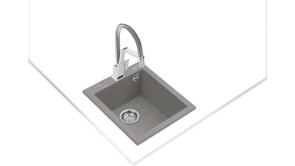 115230011-Teka Forsquare 34.40 Tg Stongrey Granit Eviye - Resim 2