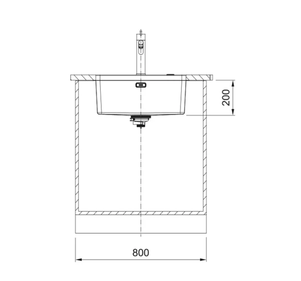127.0655.173-Franke Mythos Myx 210-55 Çelik Eviye - Resim 7