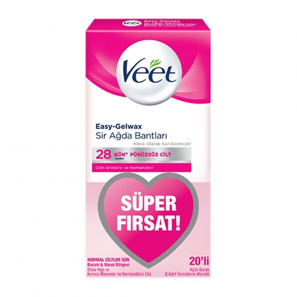 Veet Ağda Bandı Normal Ciltler 20li - 1