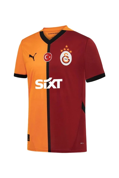 Galatasaray Orijinal 24/25 Parçalı 5 Yıldızlı Forma + Şal Kaşkol Set Aslan Baskılı Hediye Ahşap Kutu - 8